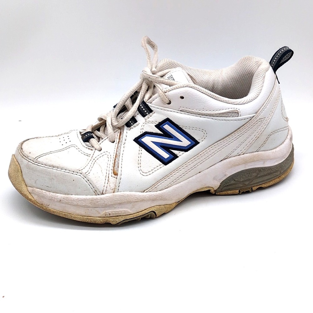 New Balance Shoes Womens 608 v3 White Blue 8 Training Sneakers WX608V3W